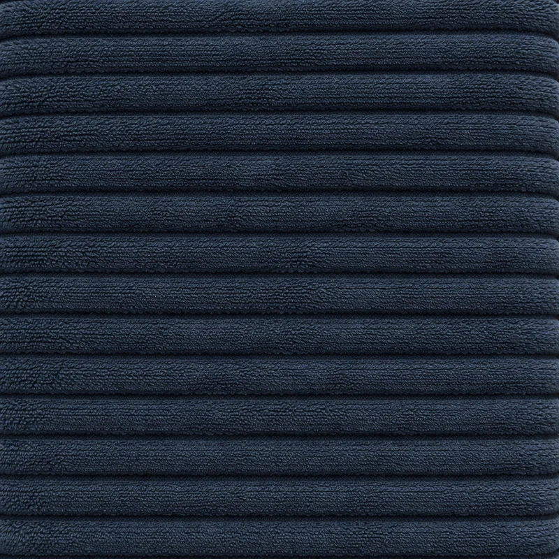 Housse structure lit coffre velours côtelé bleu