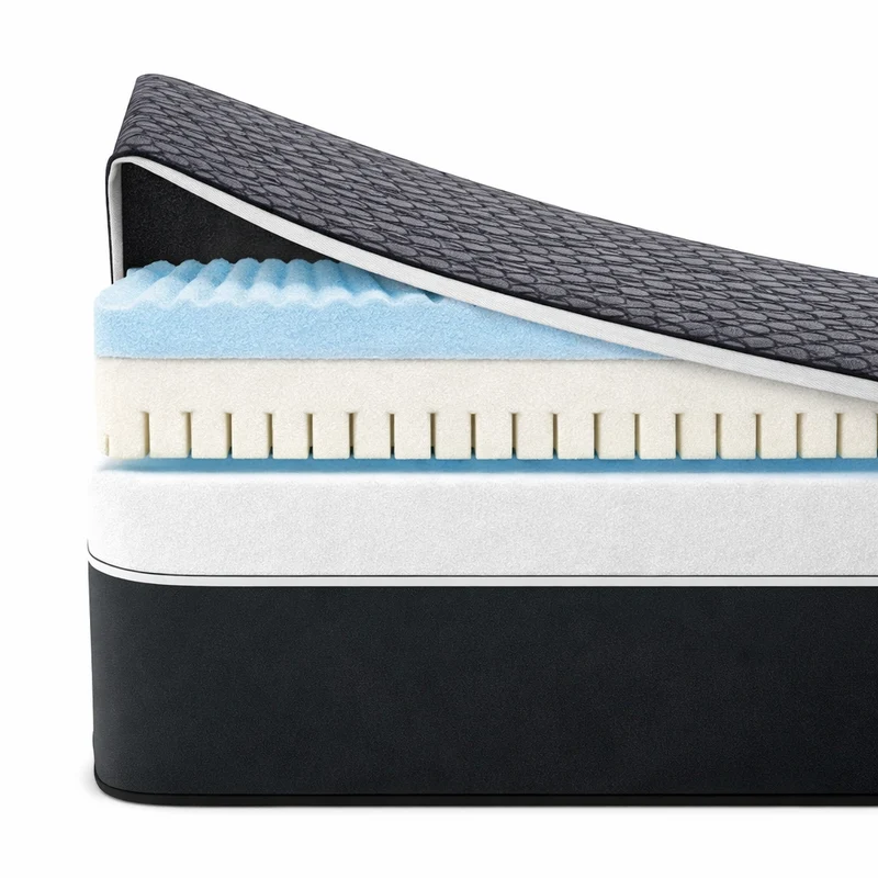 Matelas mémoire de forme 23 cm, pour lit de relaxation électrique effet antidouleur - Collection Ergonomique