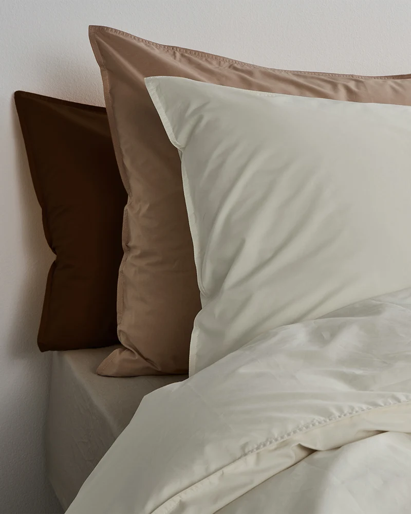 Housse De Couette Set Coton Ecru