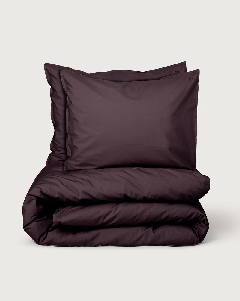 Bettwäsche-Set Baumwolle Plum Noir