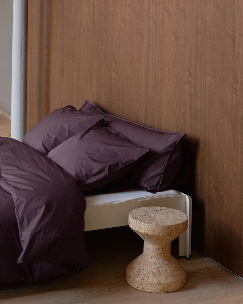 bedMATE Sloop Katoen Plum Noir