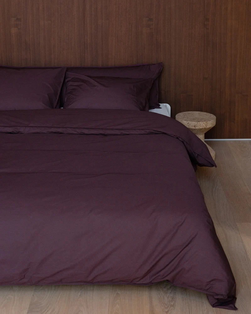 bedMATE Sloop Katoen Plum Noir