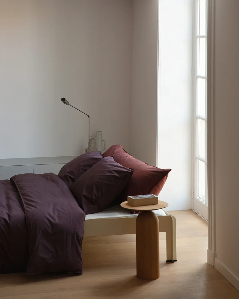Kussensloop Katoen Plum Noir