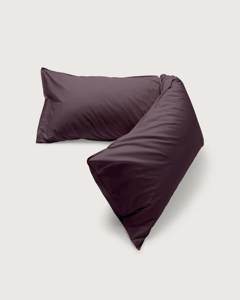 bedMATE Sloop Katoen Plum Noir