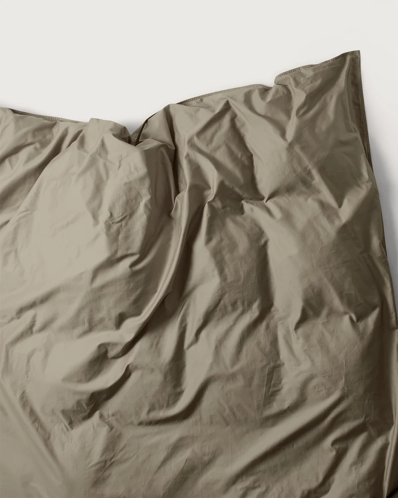 Beddengoed Set Satijn Taupe Grey