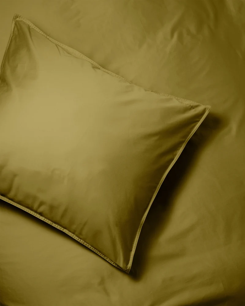 Beddengoed Set Satijn Olive Gold