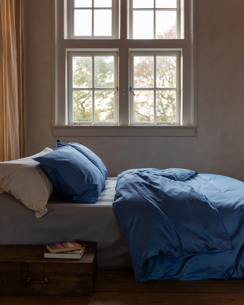 Beddengoed Set Satijn Ocean Blue