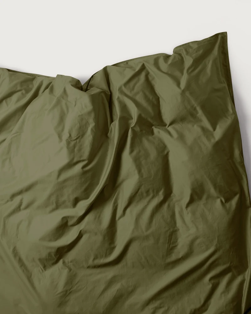 Beddengoed Set Satijn Khaki Green