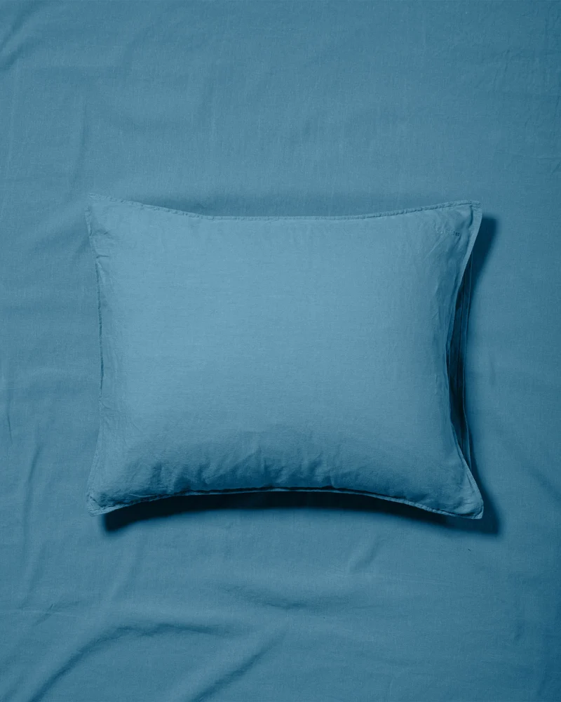 Bettwäsche-Set Leinen True Blue