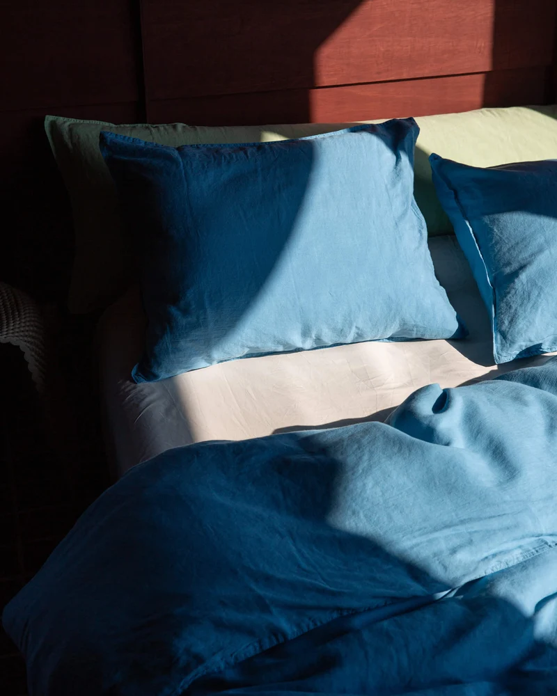 Dekbedovertrek Linnen True Blue