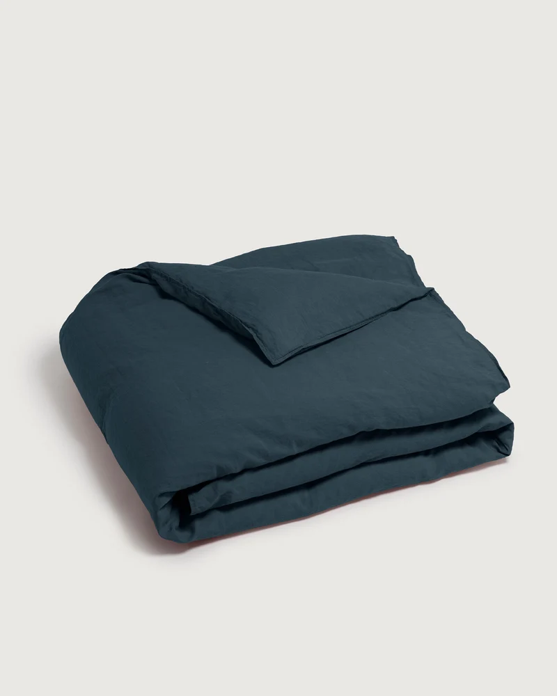Dekbedovertrek Linnen Midnight Blue