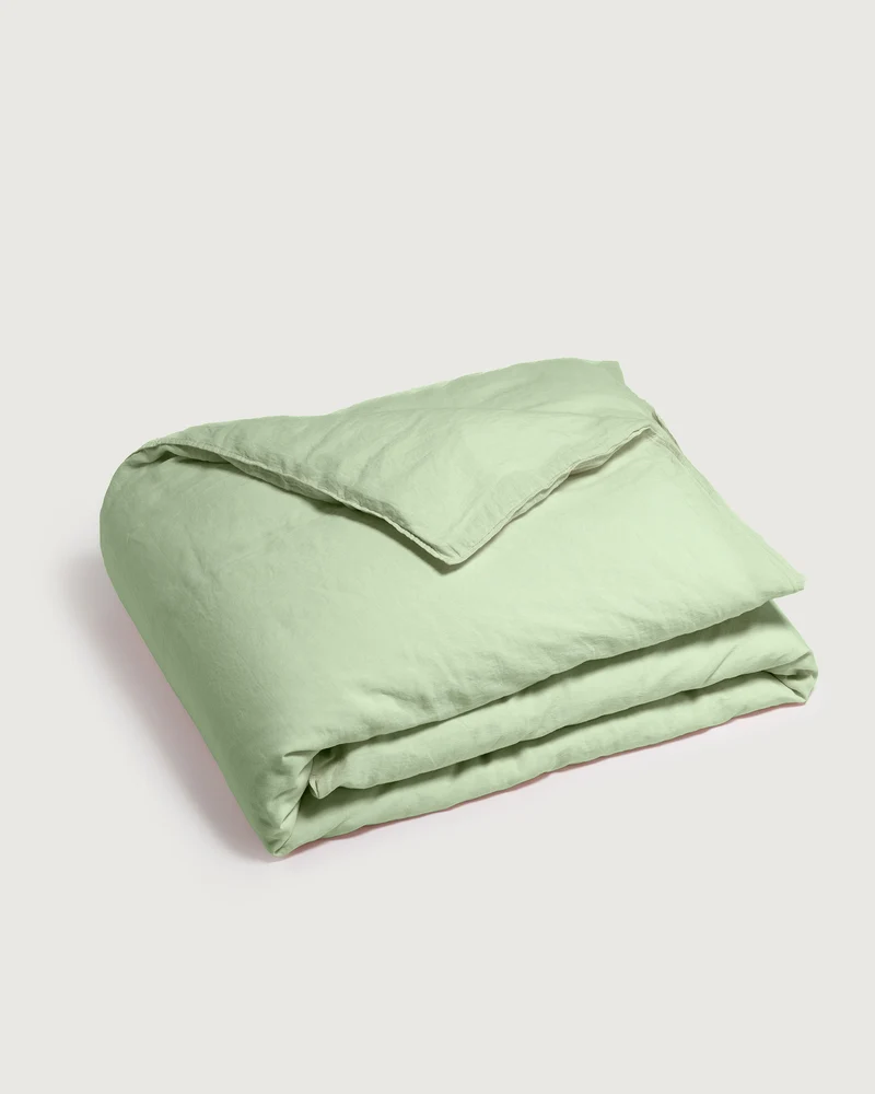 Beddengoed Set Linnen Green Mint
