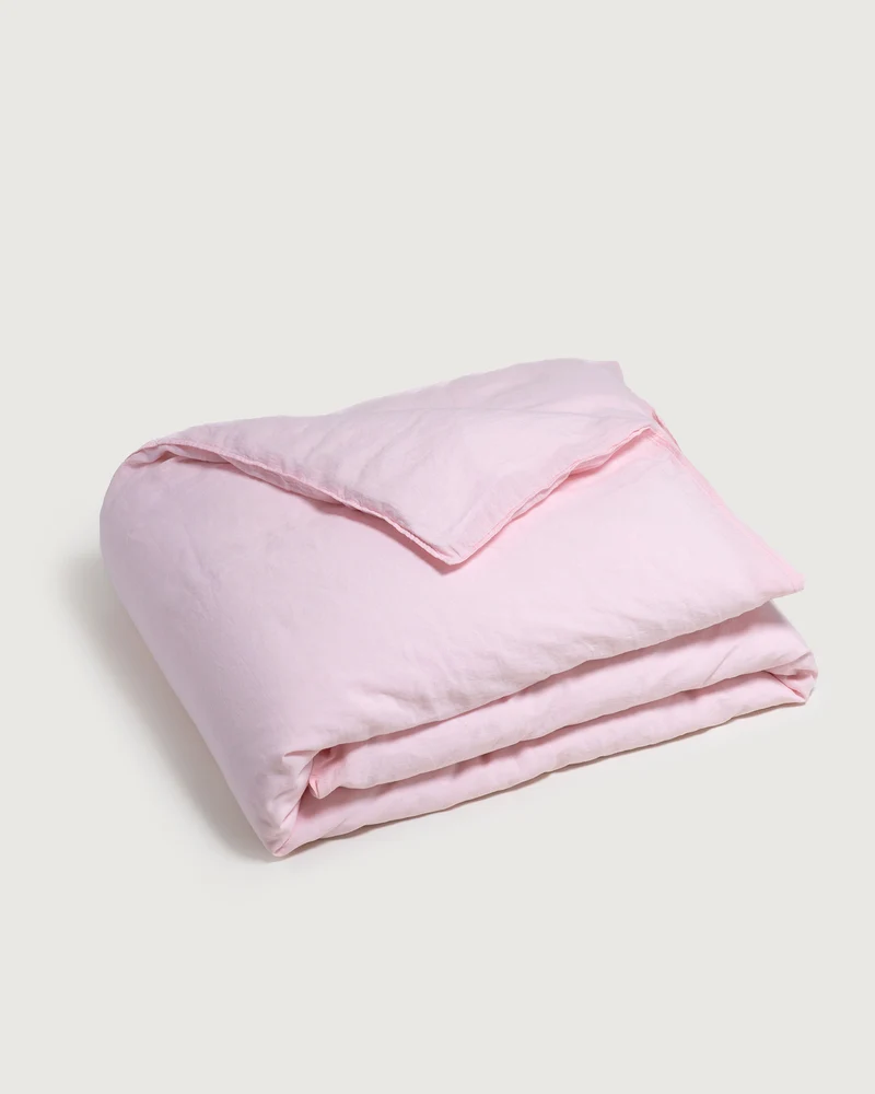 Beddengoed Set Linnen Shell Pink