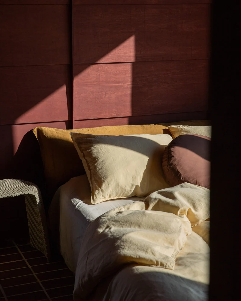 bedMATE Sloop Linnen Khaki Gold