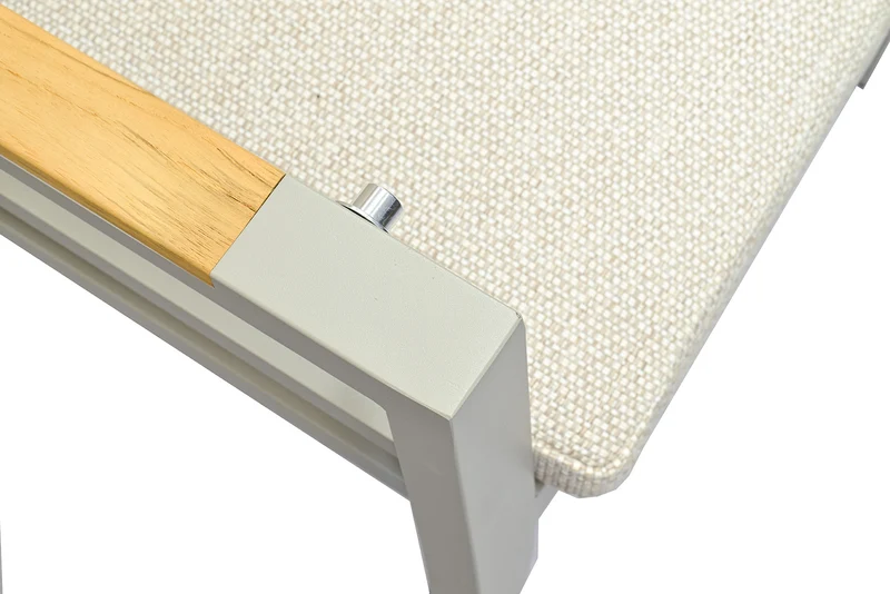 De Vries Diningsessel "Montana" Alu/Rope light taupe