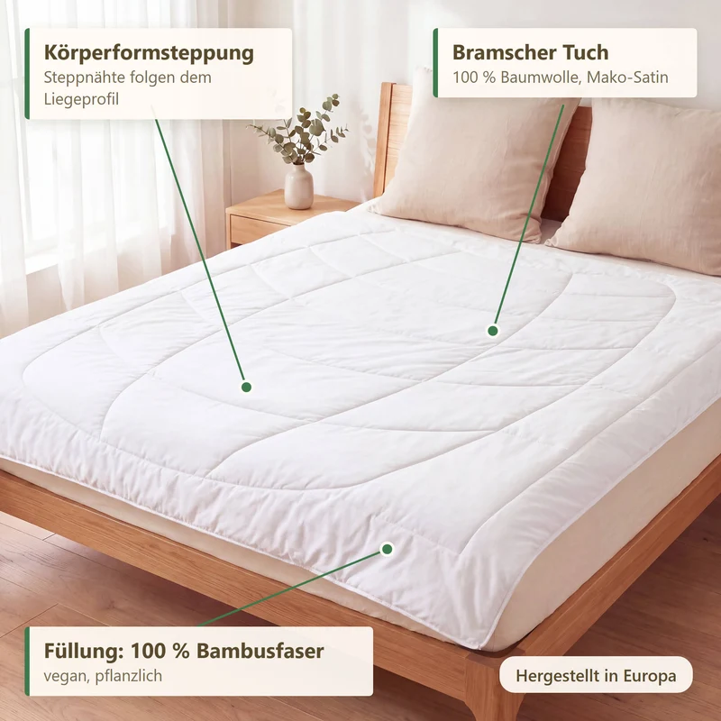 Bambus Sommerbettdecke