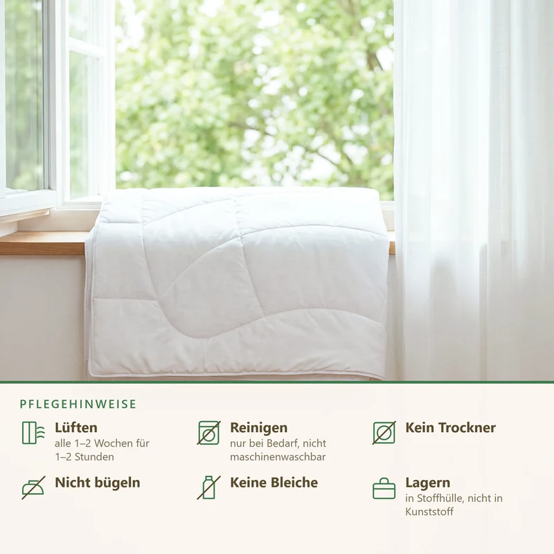 Wildseide Sommerbettdecke