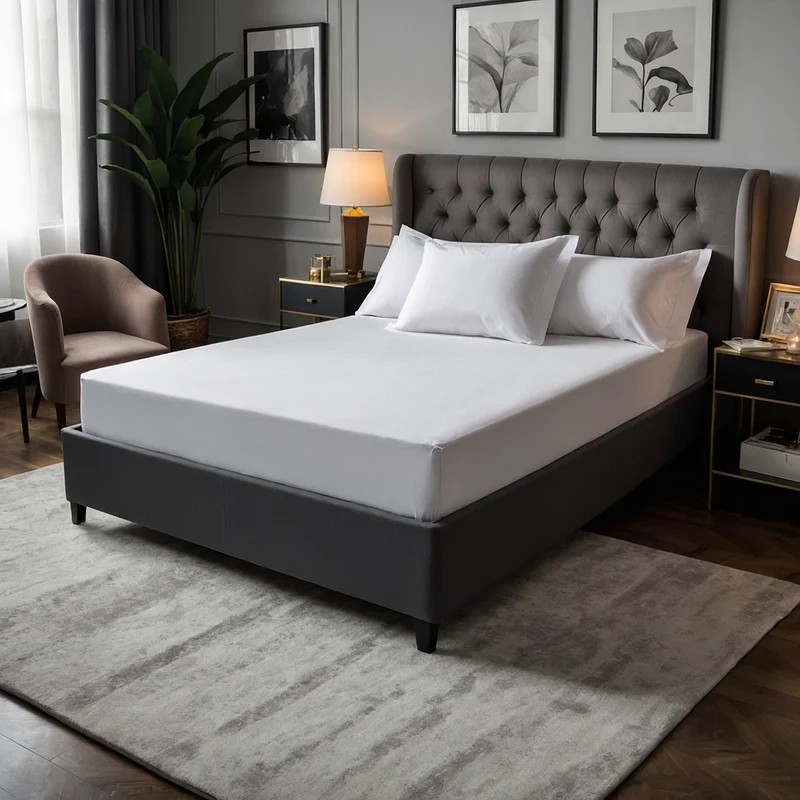 Molton Spannbettlaken aus 100 % Baumwolle