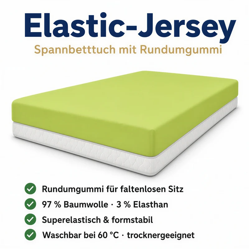 Spannbettlaken Premium aus Baumwolle