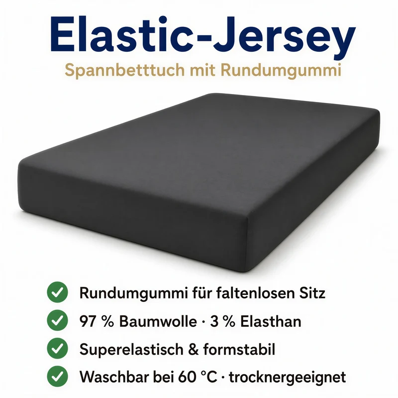 Spannbettlaken Premium aus Baumwolle