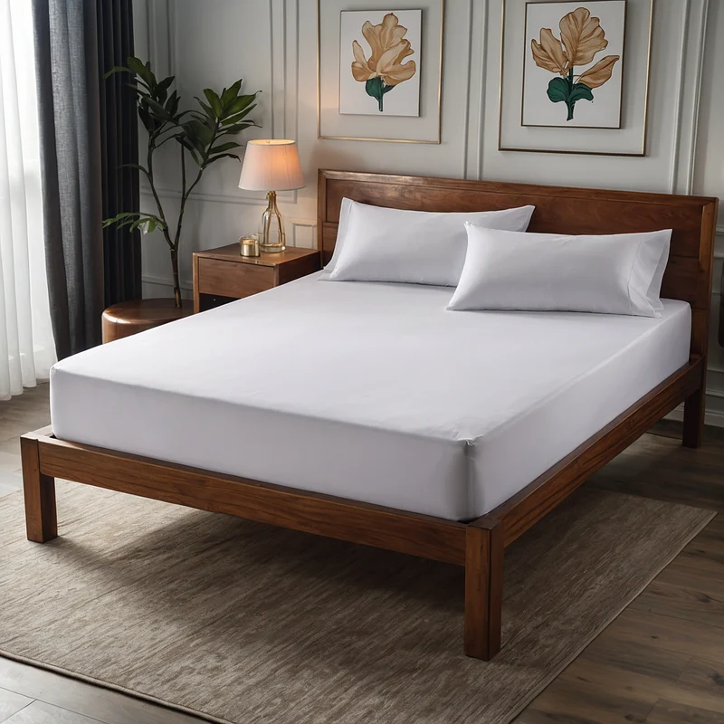 Molton Spannbettlaken aus 100 % Baumwolle