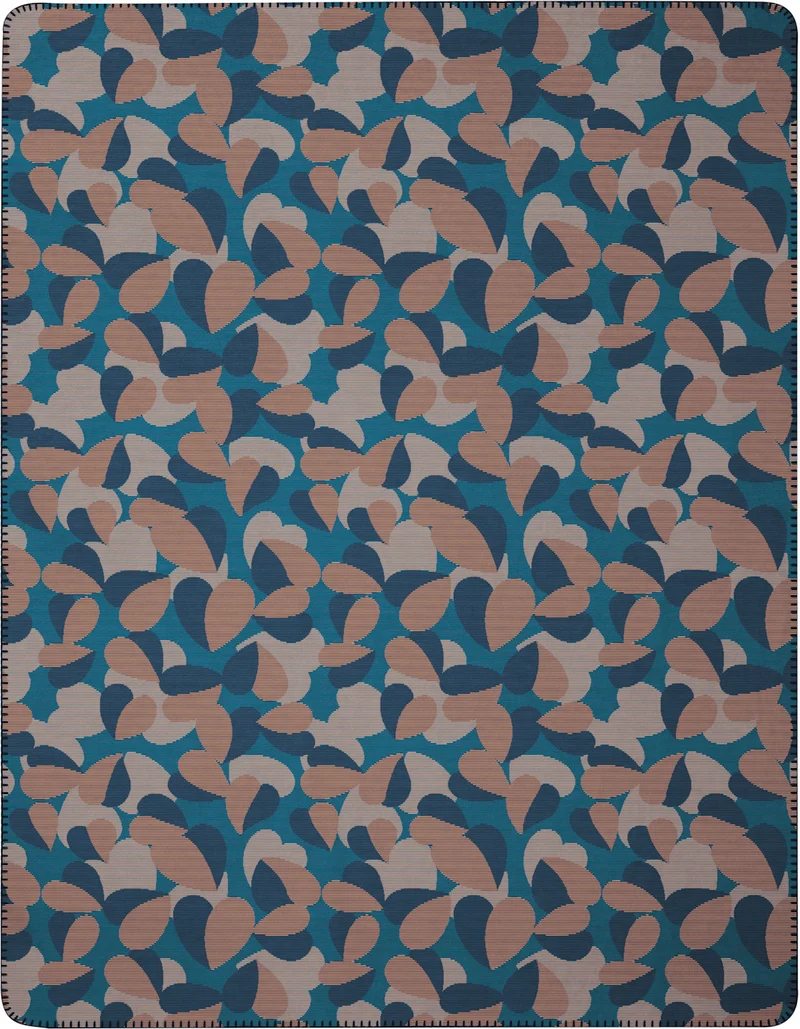 Elle Decoration Wohndecke Flowers 150x200cm