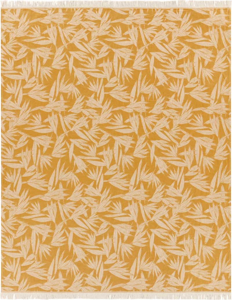 Biederlack Leinen- Plaid Bamboo 130x170cm