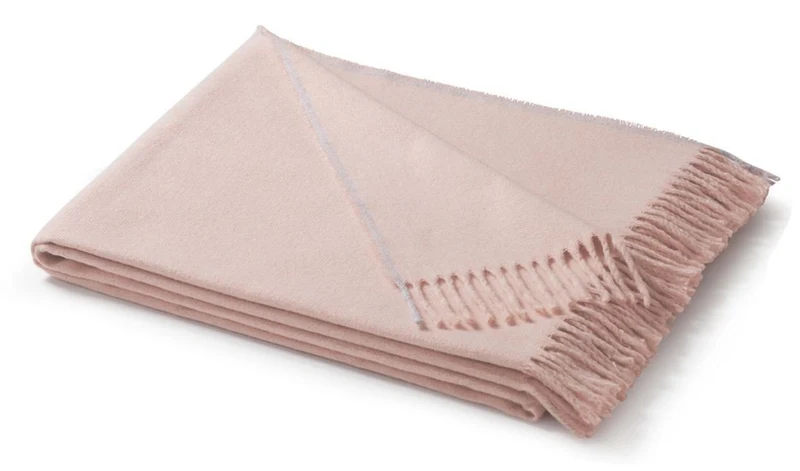 Biederlack Plaid rose 130x170cm