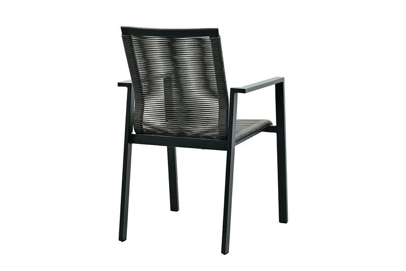 Zeo Living Stapelsessel DL 77 Rope mit Alu-Armlehne