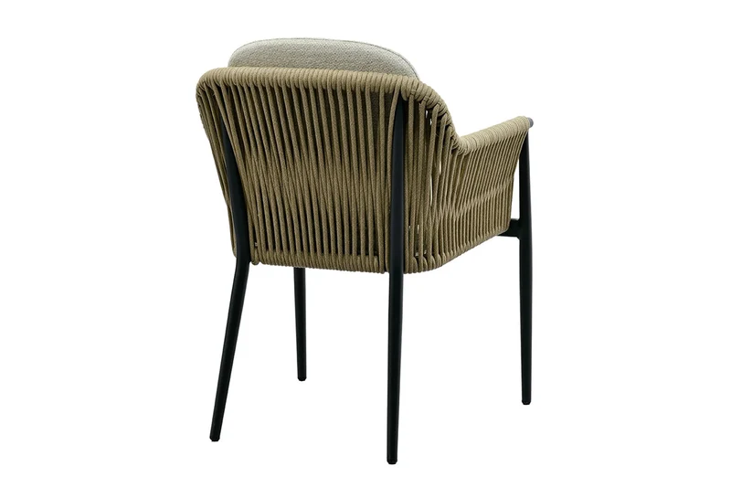 Zeo Living Sessel "Tango" anthrazit/natur