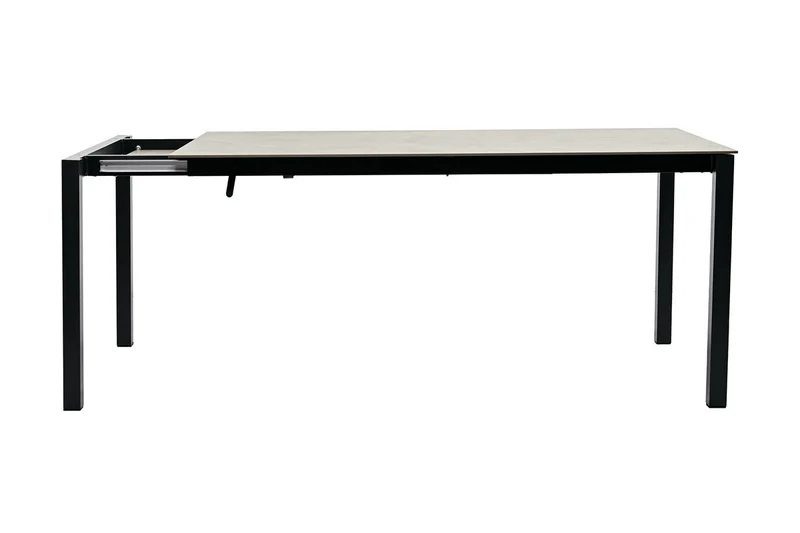 Zeo Living Auszugstisch Nero 160/220 x 95cm Dekton Kira