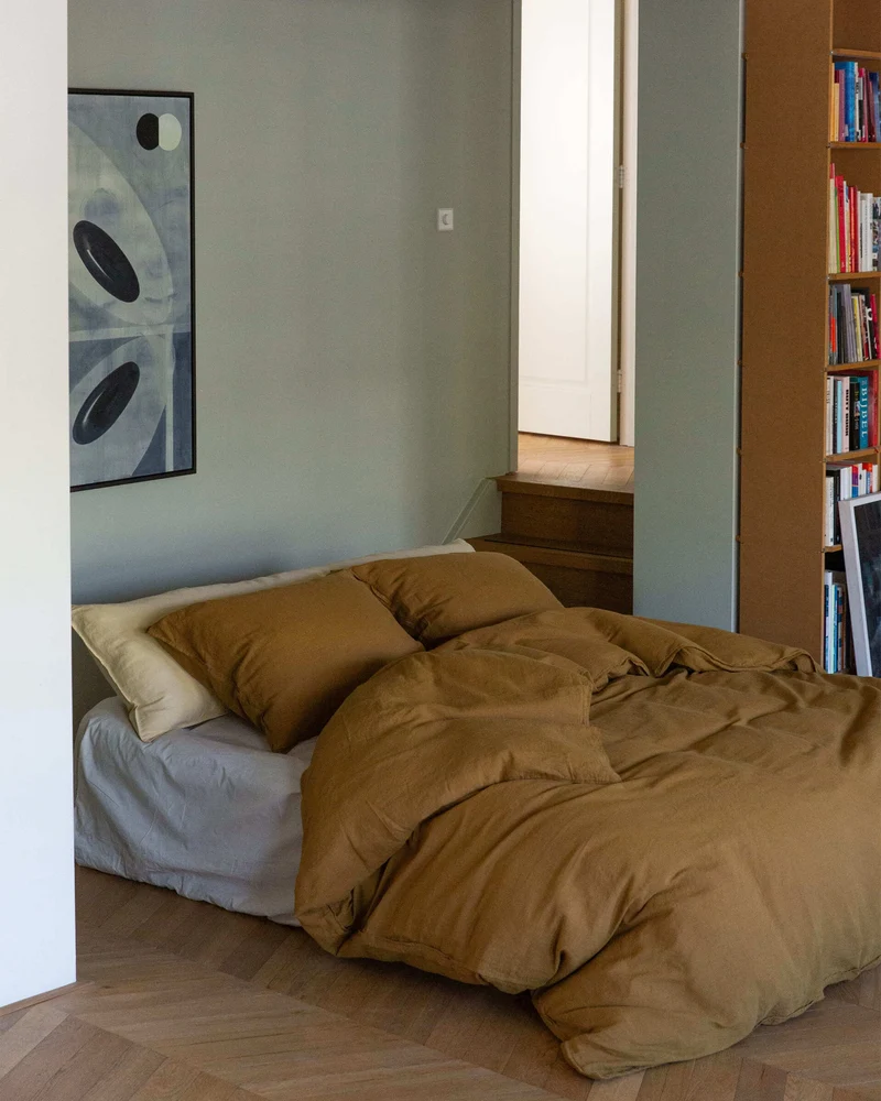 bedMATE Sloop Linnen Creamy Yellow
