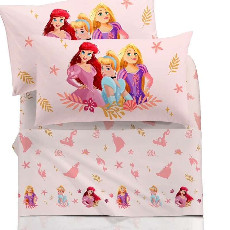 Completo Lenzuola magic princess in Cotone
