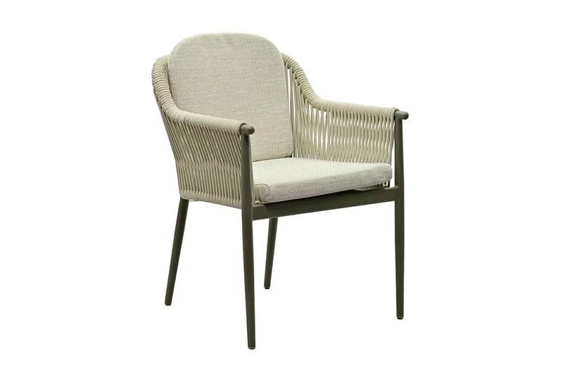 Zeo Living Sessel "Tango" taupe/natur