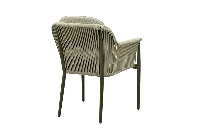 Zeo Living Sessel "Tango" taupe/natur