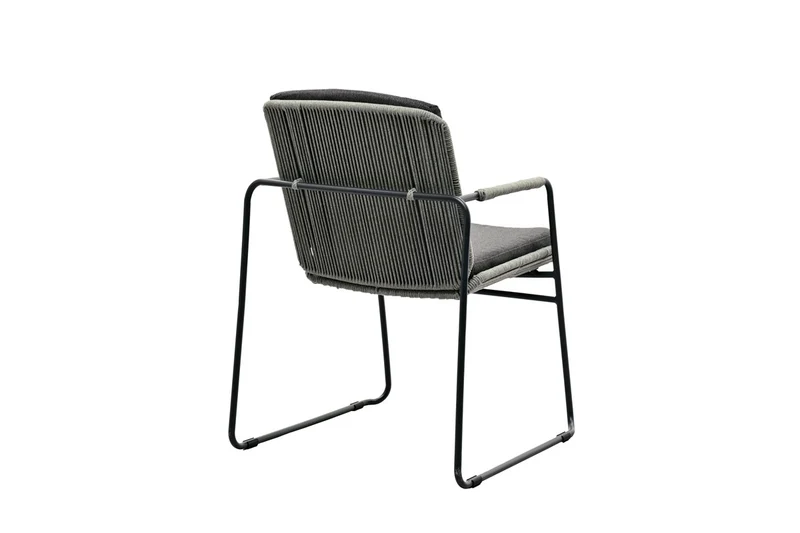 Zeo Living Sessel "Catania" grau/anthrazit