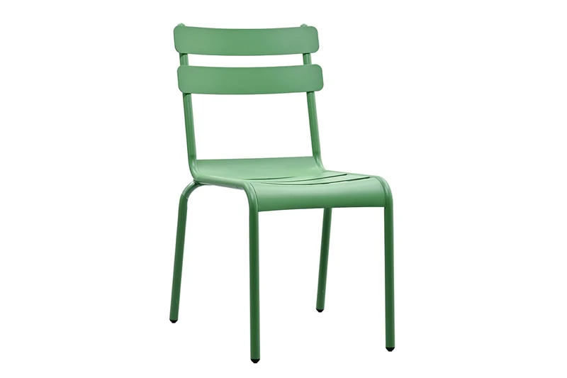 Zeo Living Stapelsessel "Linz" Aluminium grün