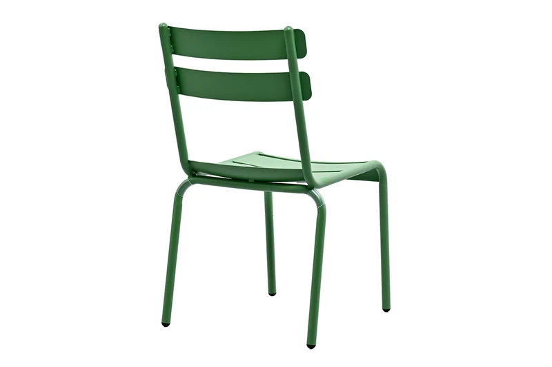 Zeo Living Stapelsessel "Linz" Aluminium grün