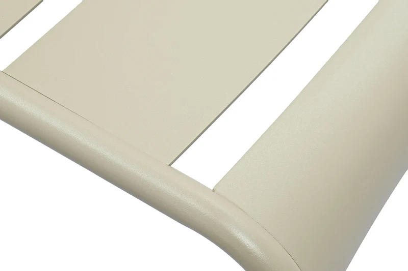 Zeo Living Stapelsessel "Linz" Aluminium taupe