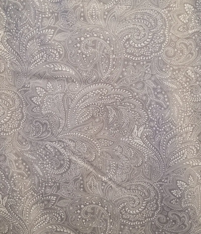Living Dreams Fein-Satin-Bettwäsche Paisley Graphit