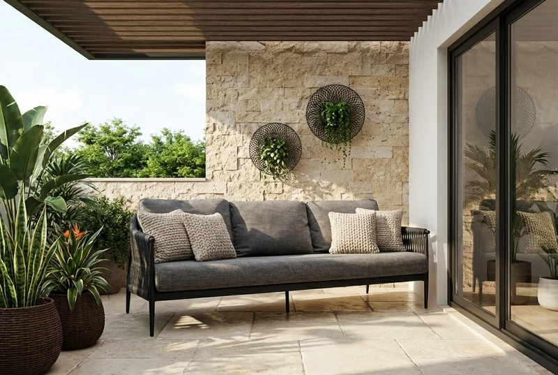 Zeo Living 3-Sitzer Loungesofa "Tango" anthrazit/anthrazit