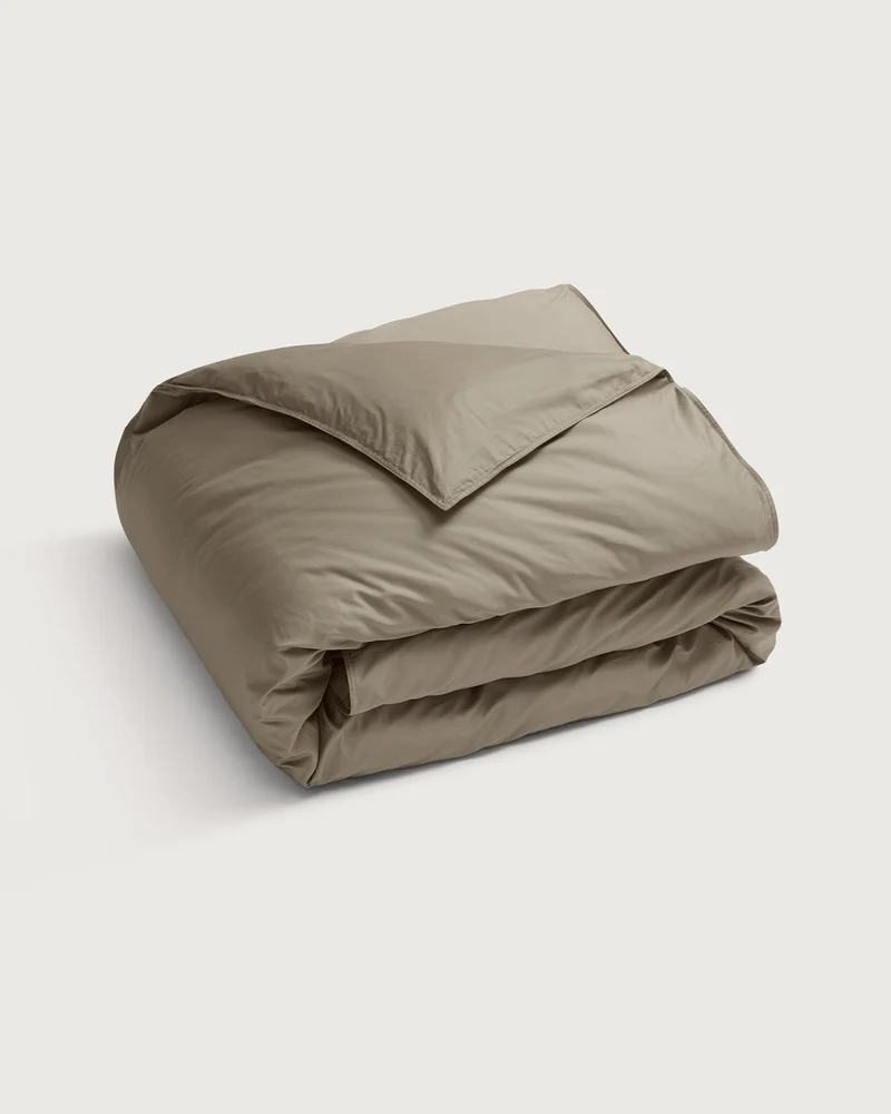Dekbedovertrek Satijn Taupe Grey