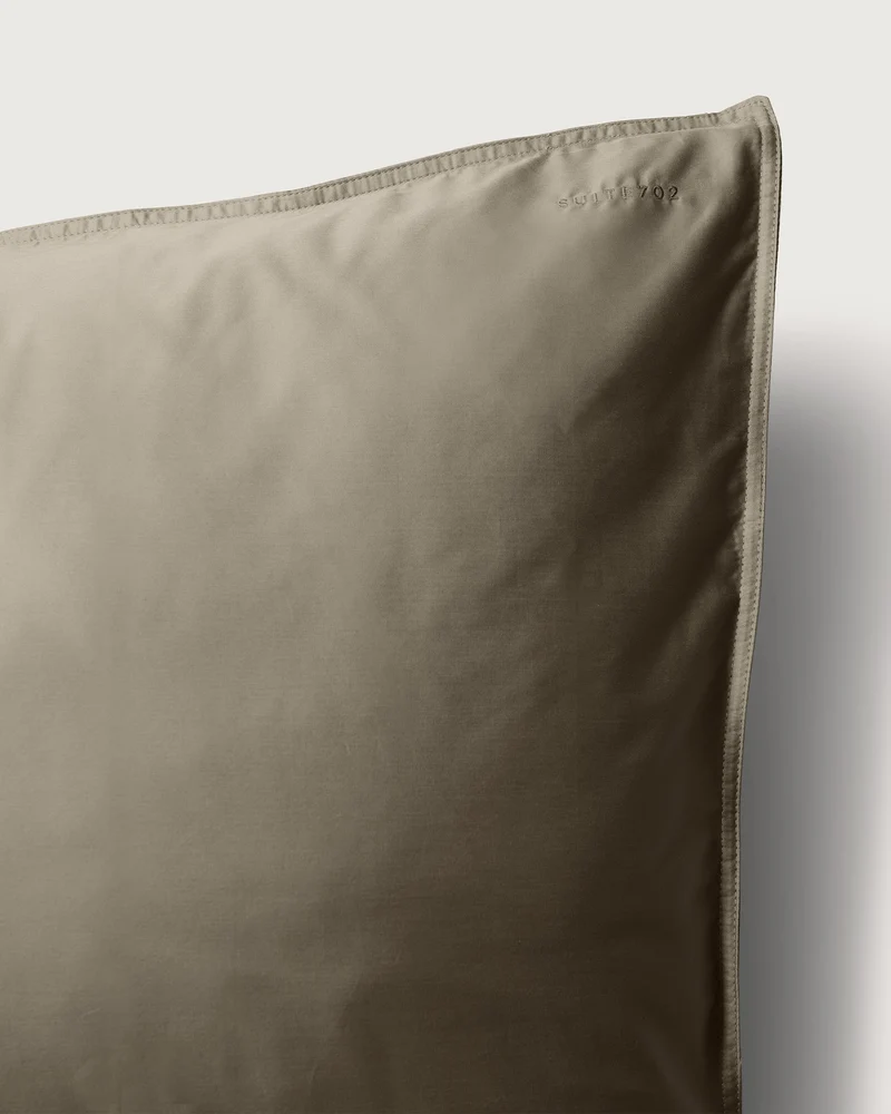 Kussensloop Satijn Taupe Grey