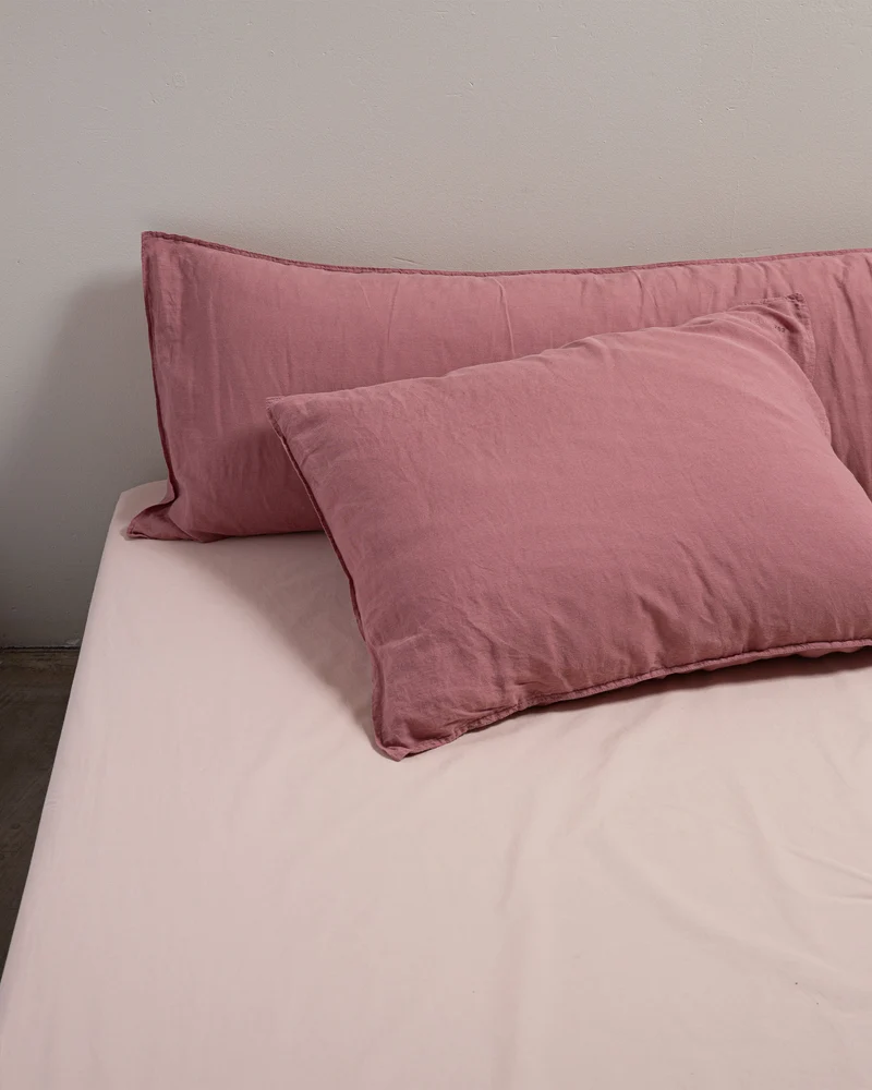 bedMATE Sloop Linnen Mauve Rose