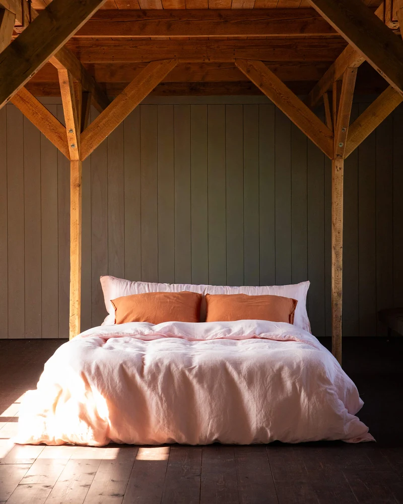 bedMATE Sloop Linnen Shell Pink