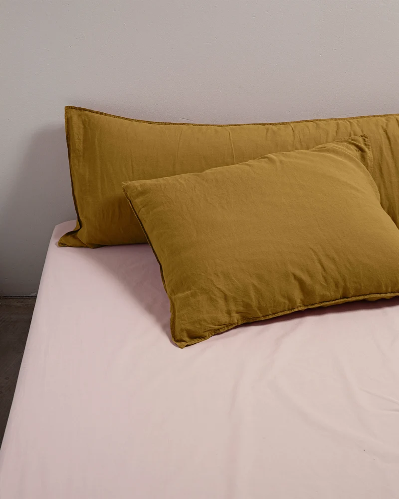 bedMATE Sloop Linnen Khaki Gold