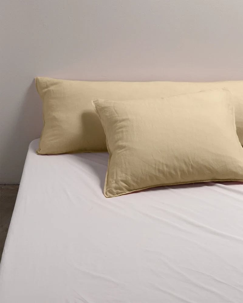 bedMATE Sloop Linnen Creamy Yellow