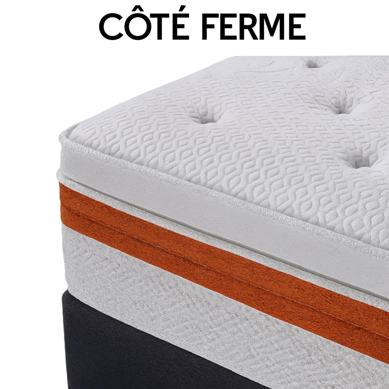Matelas 2 conforts : Un côté ferme, un côté souple - Collection Bi-confort