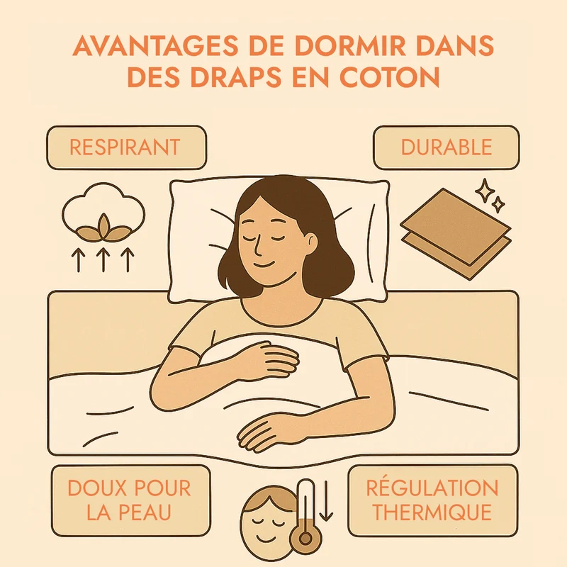 Protège-matelas 100% coton, aération optimisée - Collection Confort Palace