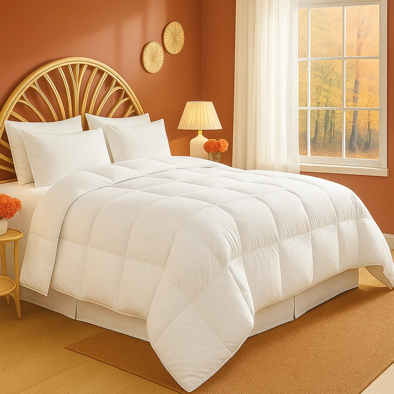 Couette plume automne/hiver, naturelle, respirante - Collection autonme